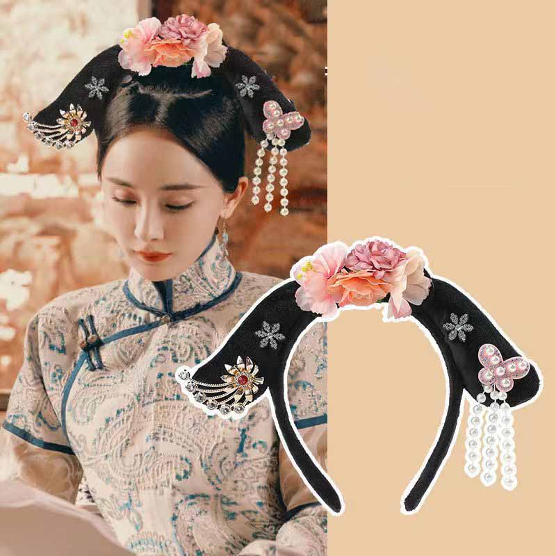 [Magpie] เครื่องประดับ ที่คาดผม รูปธงเจ้าหญิงน่ารัก สไตล์โบราณ สําหรับผู้หญิง