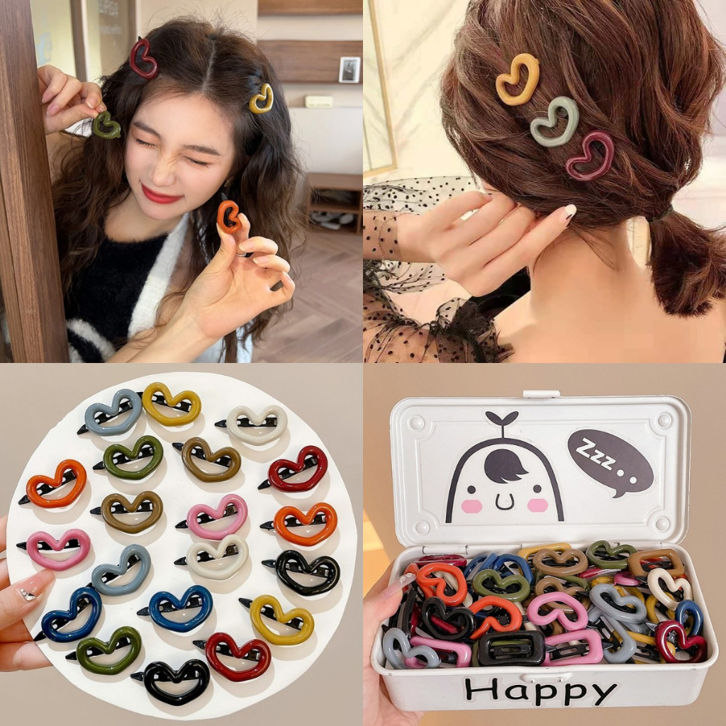 [Magpie]Girl Love Bang Clip กิ๊บพลาสติก