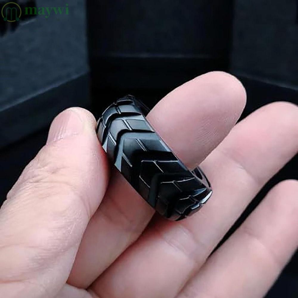 Maywi Fidget Edc แหวนกลไกโลหะ บรรเทาความเครียด แก้เครียด