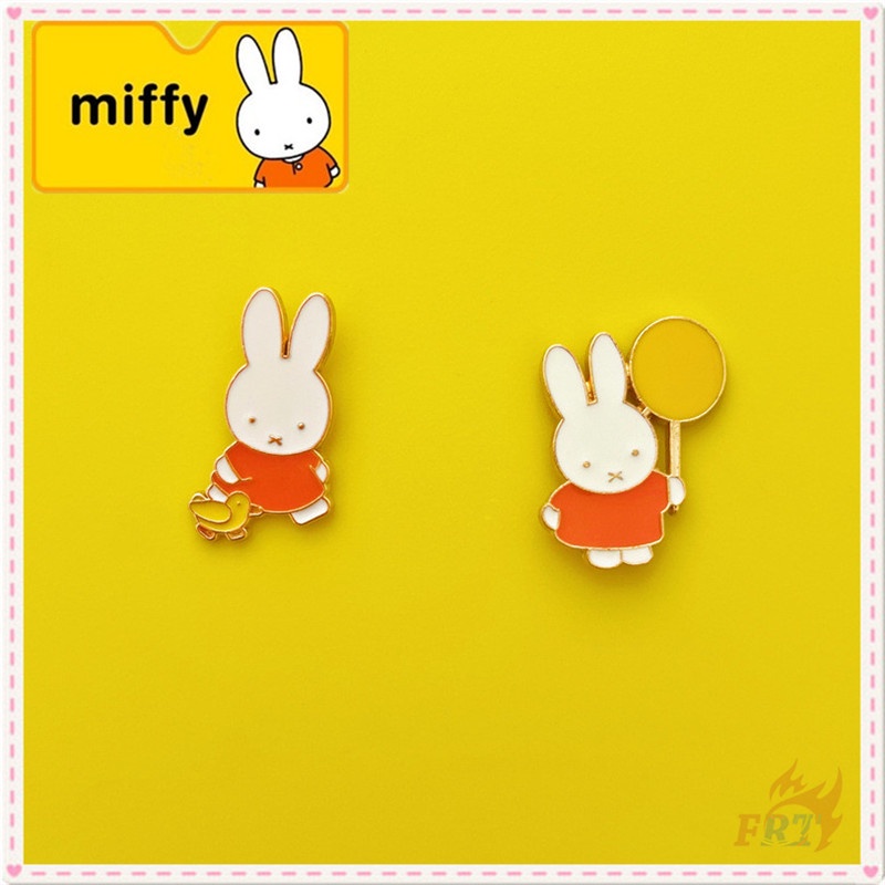 Miffy Series 02 - เข็มกลัดลายการ์ตูนกระต่ายน่ารัก 1 ชิ้น