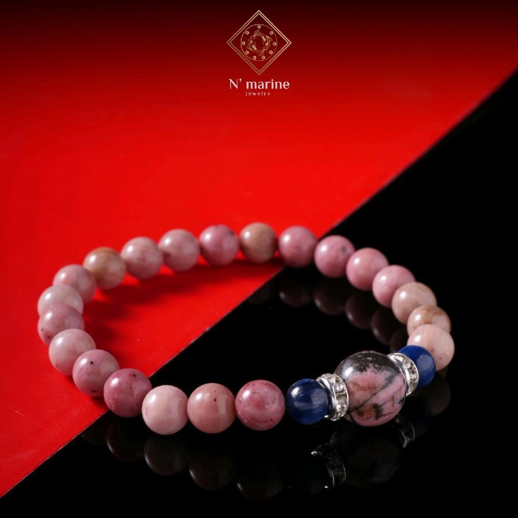 N48 ข้อมือหินโรโดไน6mm. ไคยา