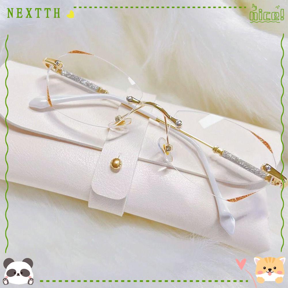 Nextth แว่นสายตาสั้น วินเทจ ดูแลสายตา เงางาม กรอบเบาพิเศษ