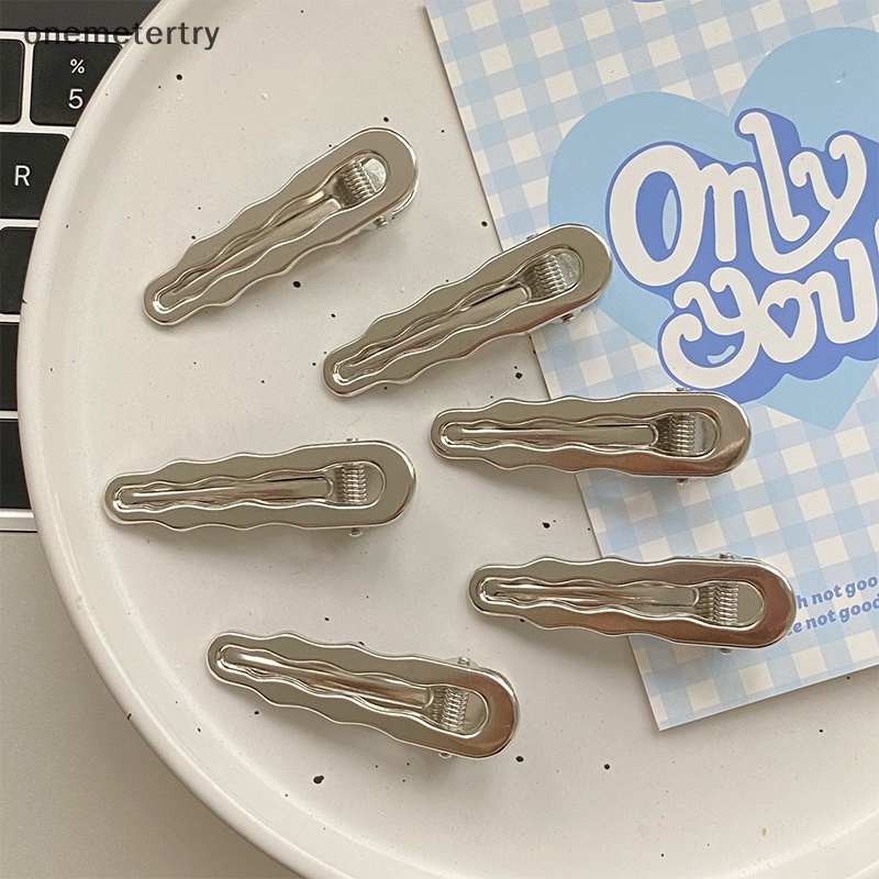 Onem กิ๊บติดผม โลหะ สีเงิน ปากจระเข้ เครื่องประดับ สําหรับผู้หญิง