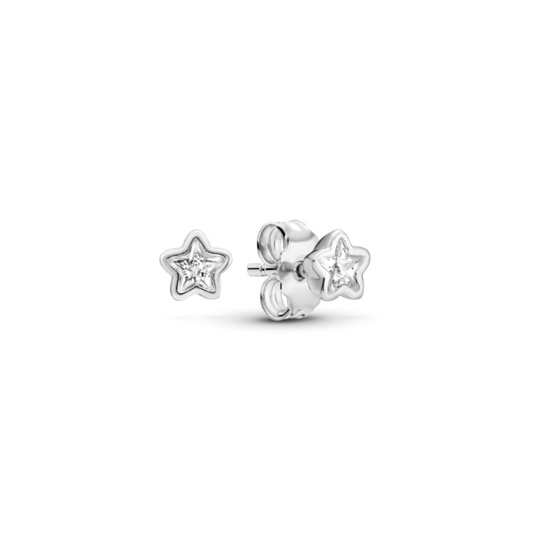 Pandora Sparkling Star Stud Earrings ต่างหูดาว ราคาต่อคู่ แท้100%