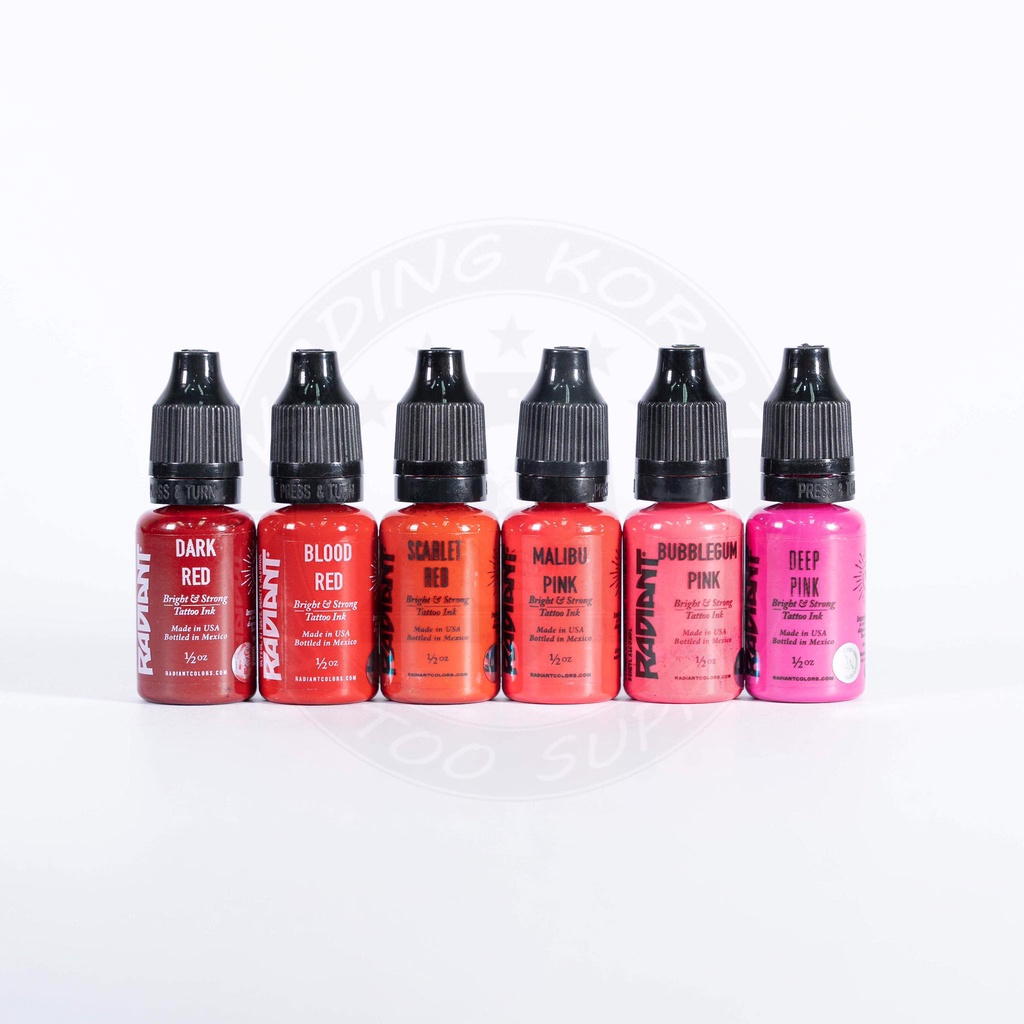 Radiant Colors Tattoo Ink  ครึ่งออนซ์ นำเข้าจาก USA สีสำหรับงานสัก หมึกสัก