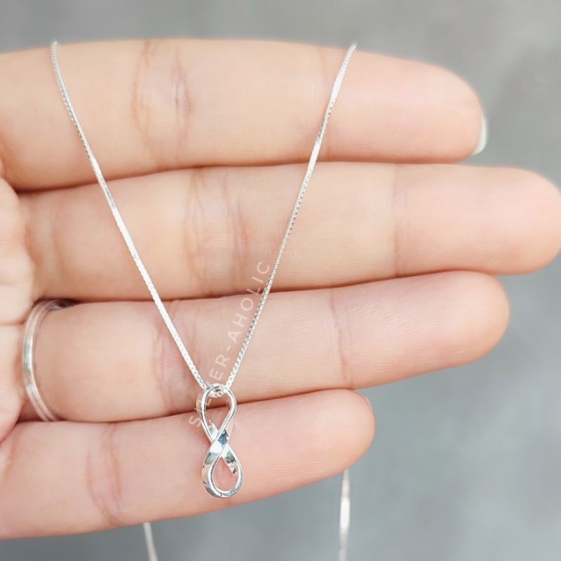 Silver-Aholic สร้อยคอInfinityเงินแท้