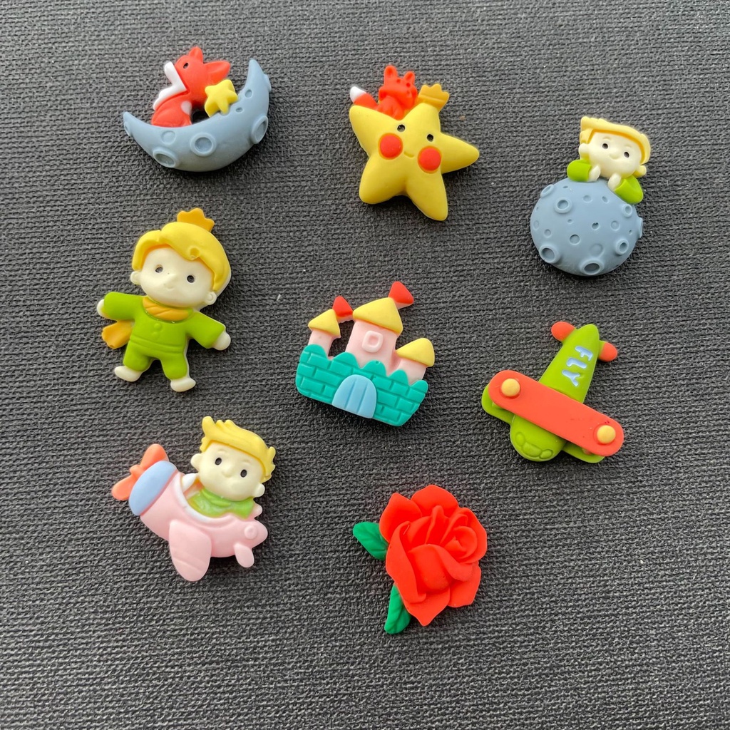 The Little Prince กิ๊บติดผมเรซิ่น รูปการ์ตูน โฮมเมด สําหรับทําเครื่องประดับ diy