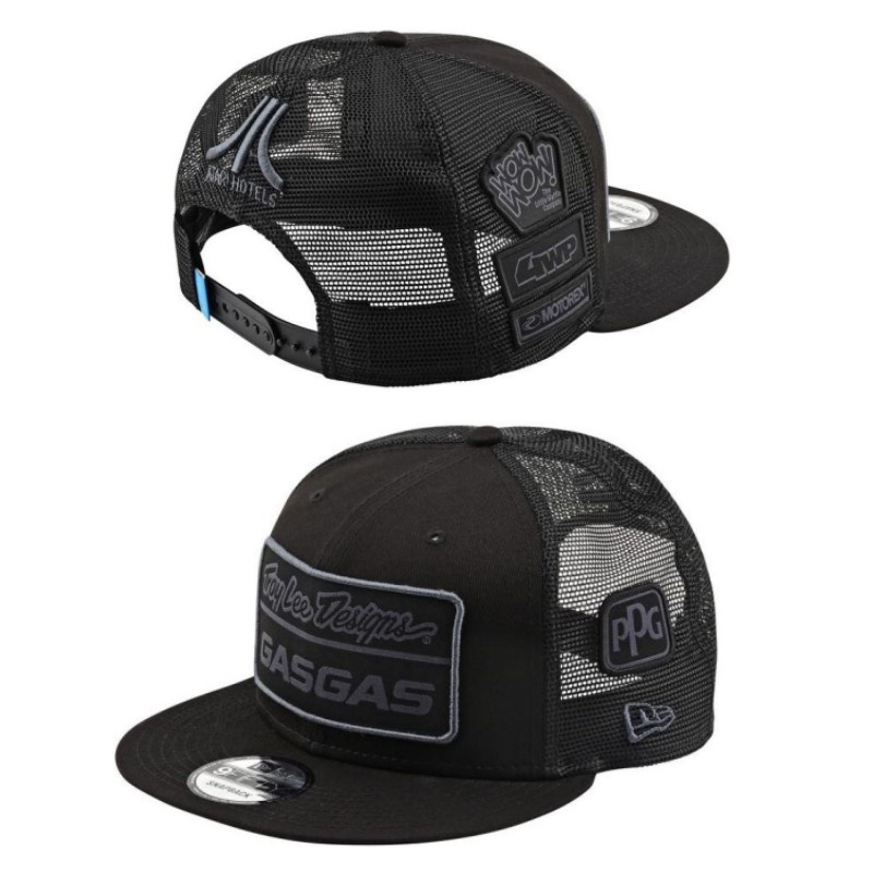 Topi TLD GASGAS Troy Lee หมวกแก๊ป ผ้าตาข่าย ปรับได้ สําหรับผู้ชาย ผู้หญิง เหมาะกับการเล่นกีฬาวิบาก 2021