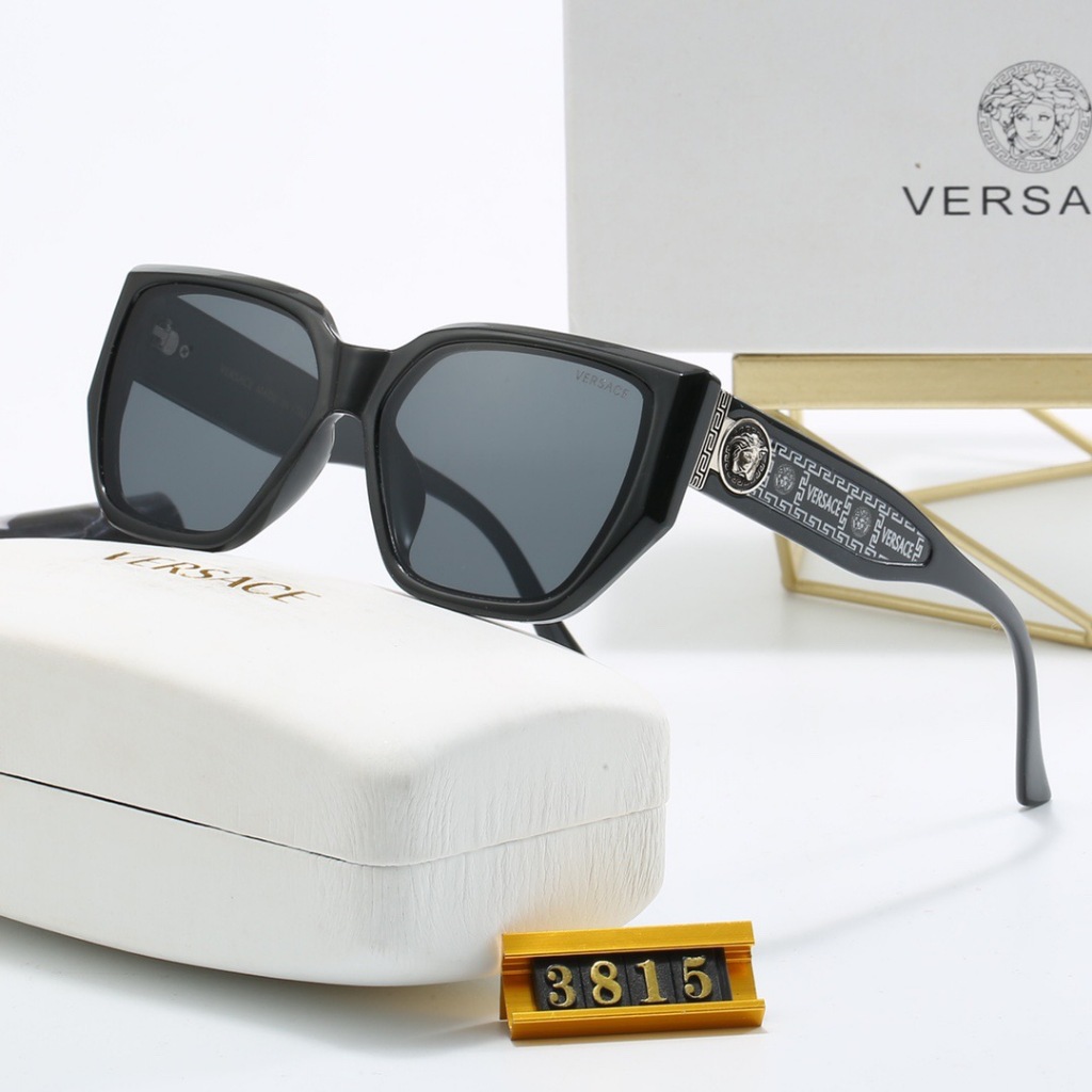 Versace ใหม่ แว่นตากันแดดแฟชั่น หรูหรา คุณภาพสูง กัน UV UV400 2024