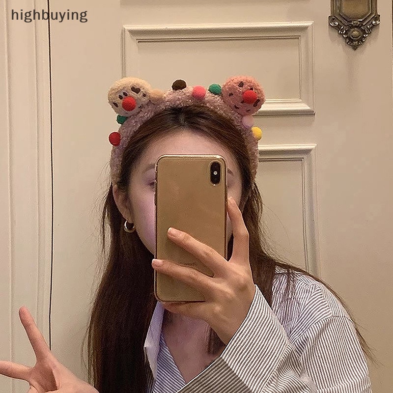 [highbuying] ที่คาดผม ลายการ์ตูนหมีน่ารัก สําหรับผู้หญิง พร้อมส่ง