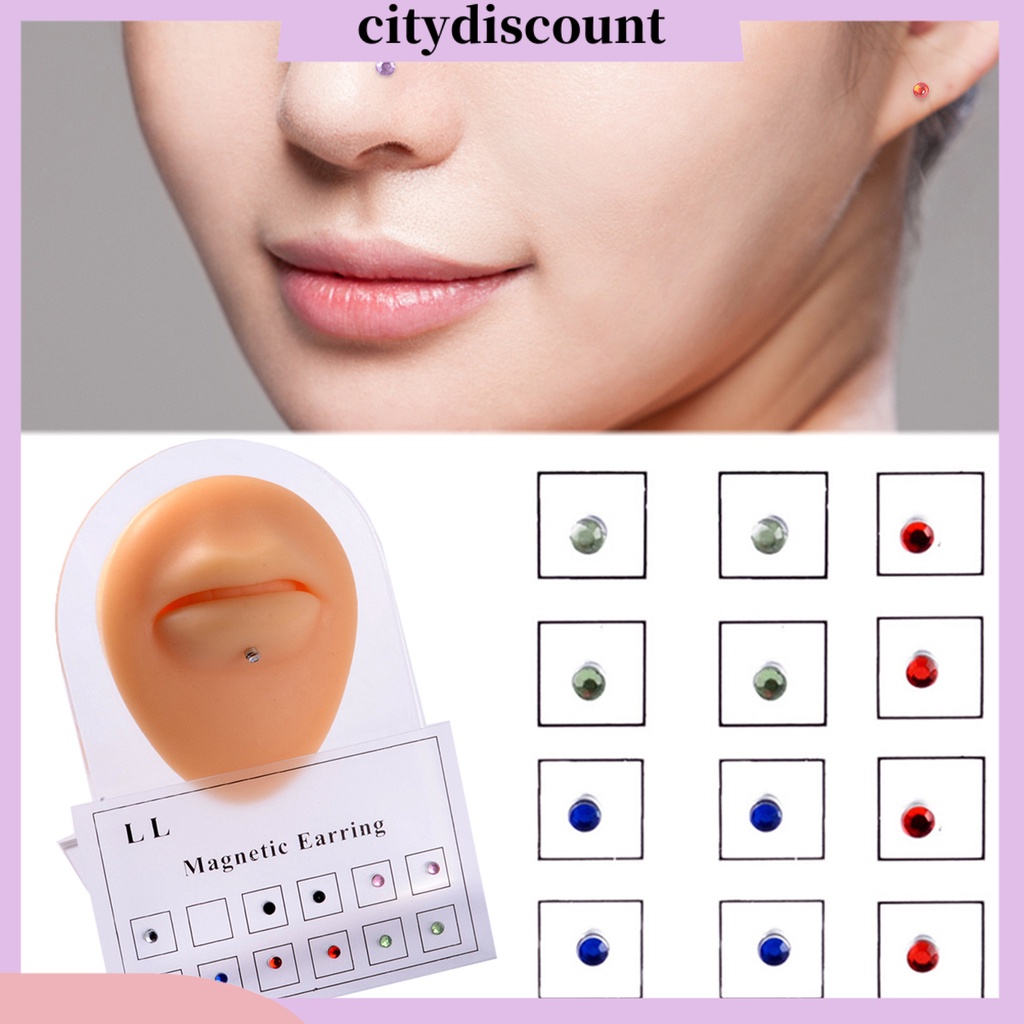 <Citydiscount> จิวจมูก แบบแม่เหล็ก ไม่ต้องเจาะ ทนทาน สําหรับปาร์ตี้” /></a></p>
<p><a href=