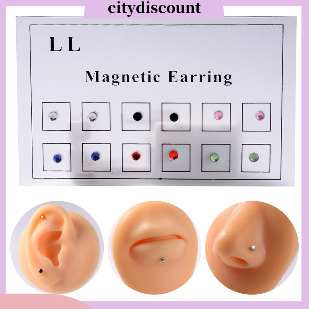 <Citydiscount> จิวจมูก แบบแม่เหล็ก ไม่ต้องเจาะ ทนทาน สําหรับปาร์ตี้” /></a></p>
<p><a href=