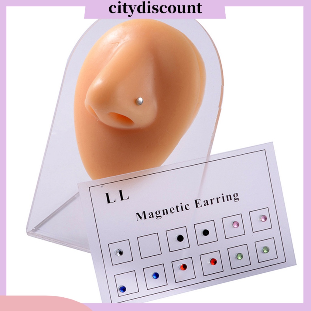 <Citydiscount> จิวจมูก แบบแม่เหล็ก ไม่ต้องเจาะ ทนทาน สําหรับปาร์ตี้” /></a></p>
<p><a href=