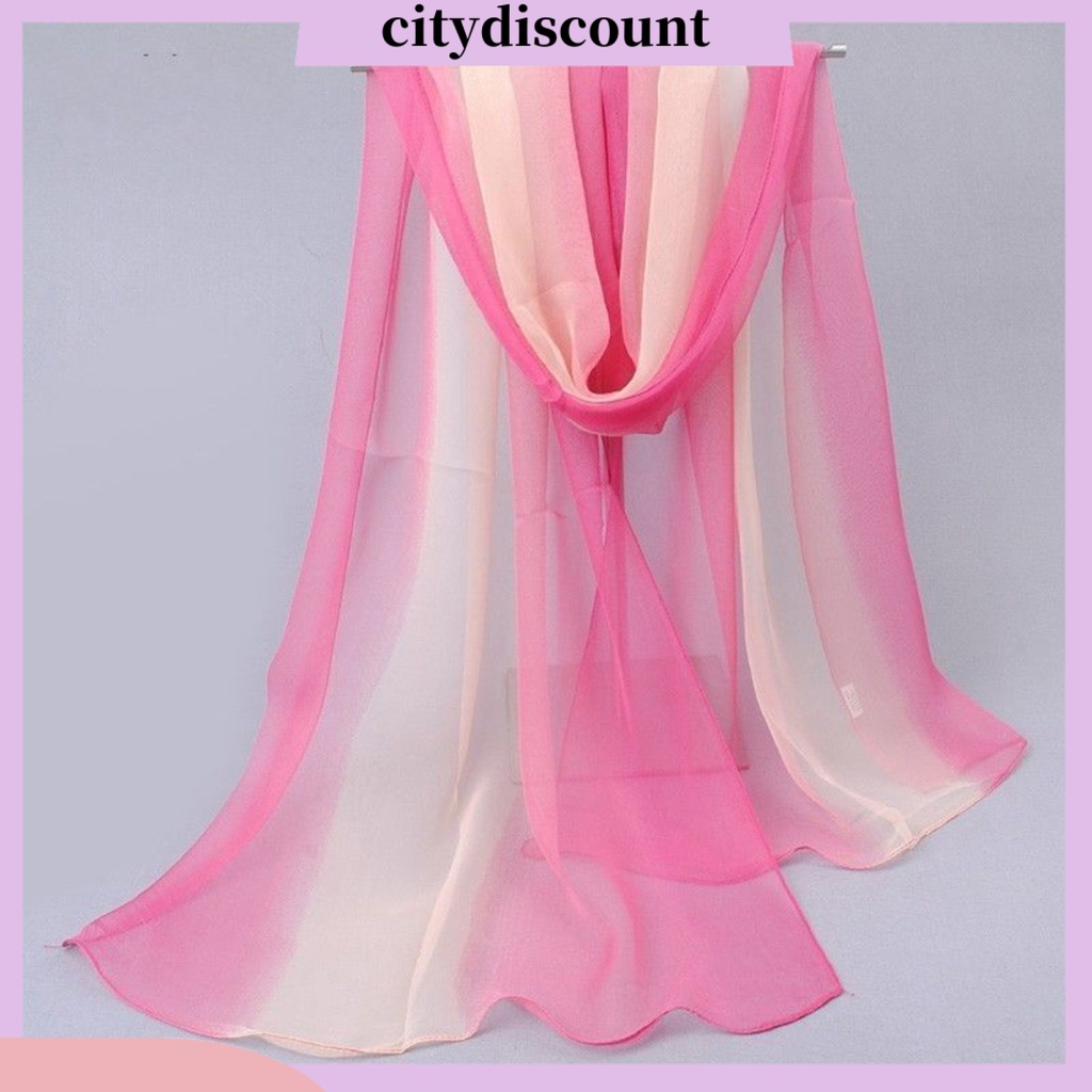 <citydiscount>  ผ้าพันคอ ผ้าคลุมไหล่ ผ้าชีฟอง แบบนิ่ม ไล่โทนสี เหมาะกับเดินชายหาด สําหรับผู้หญิง” /></a></p>
<p><a href=