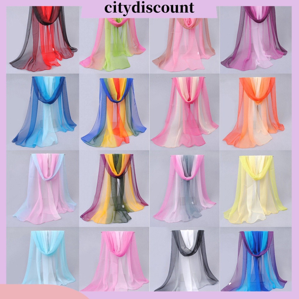 <citydiscount>  ผ้าพันคอ ผ้าคลุมไหล่ ผ้าชีฟอง แบบนิ่ม ไล่โทนสี เหมาะกับเดินชายหาด สําหรับผู้หญิง” /></a></p>
<p><a href=