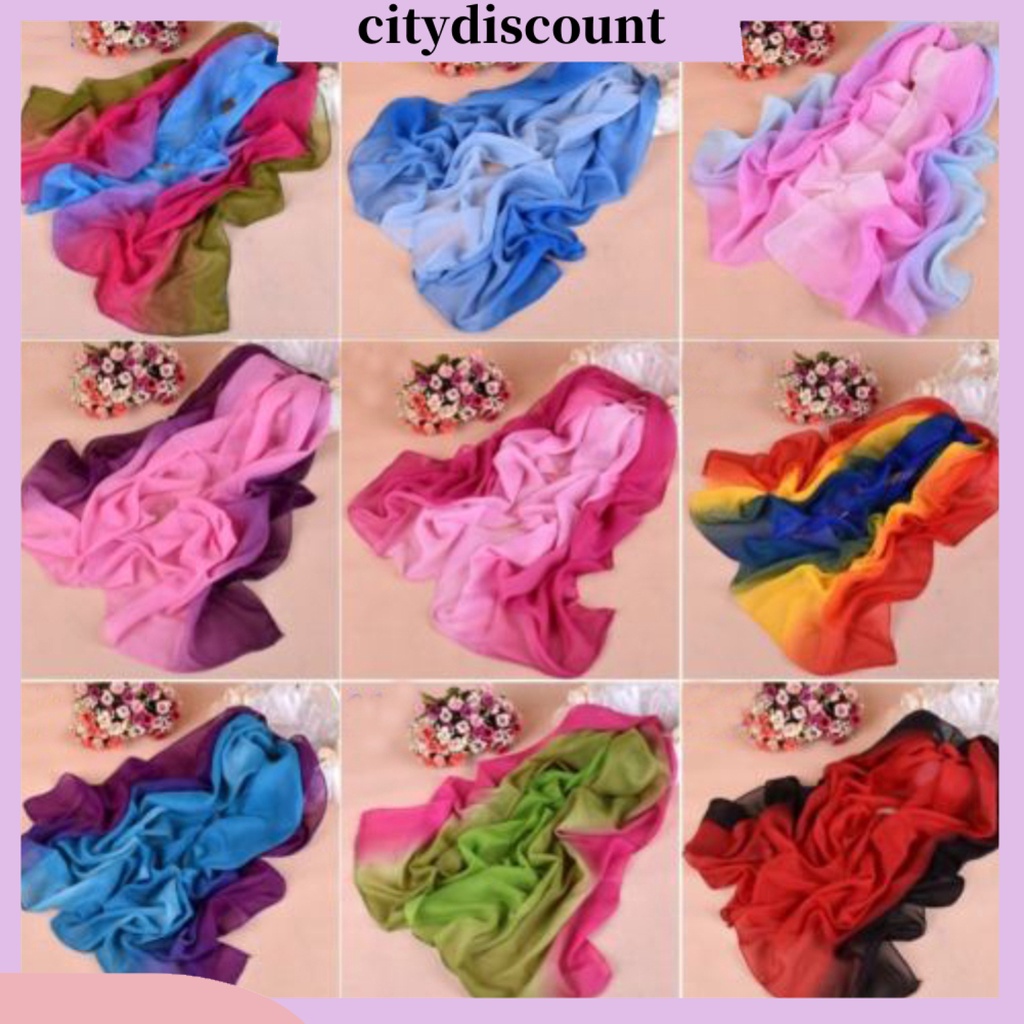 <citydiscount>  ผ้าพันคอ ผ้าคลุมไหล่ ผ้าชีฟอง แบบนิ่ม ไล่โทนสี เหมาะกับเดินชายหาด สําหรับผู้หญิง” /></a></p>
<p><a href=