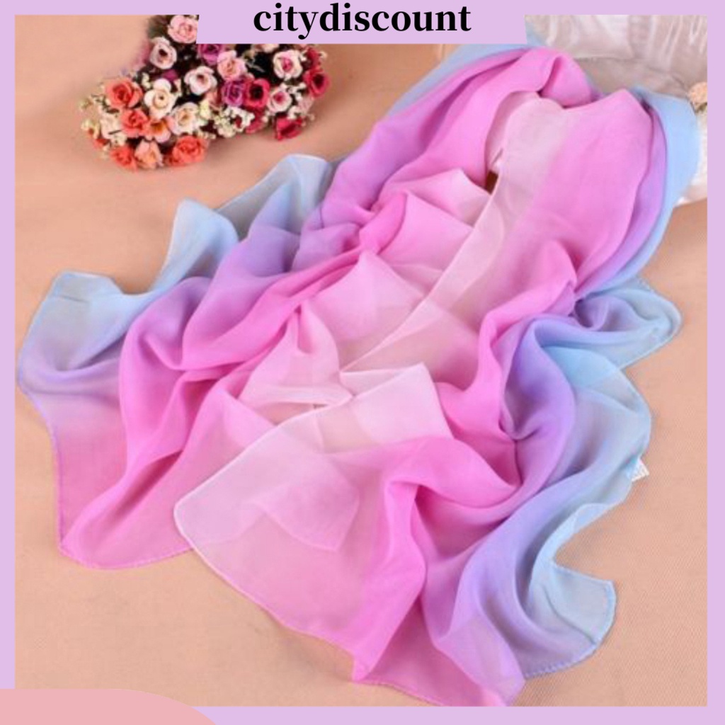 <citydiscount>  ผ้าพันคอ ผ้าคลุมไหล่ ผ้าชีฟอง แบบนิ่ม ไล่โทนสี เหมาะกับเดินชายหาด สําหรับผู้หญิง” /></a></p>
<p><a href=