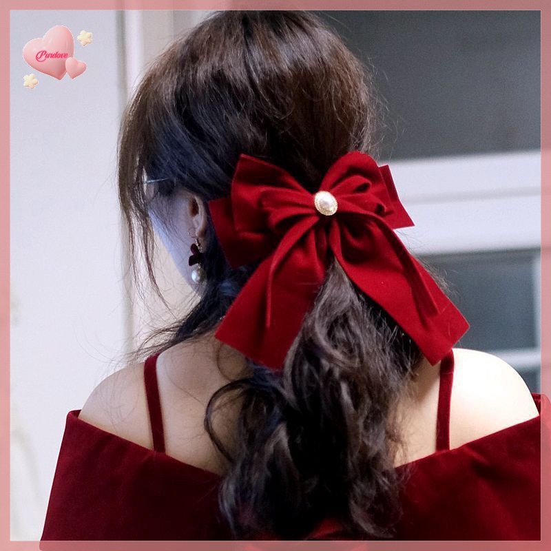 Purelove> ใหม่ กิ๊บติดผมหางม้า ริบบิ้นโบว์ ผ้ากํามะหยี่ หรูหรา เครื่องประดับ สําหรับผู้หญิง งานแต่งงาน ปาร์ตี้” /></a></p>
<p><a href=