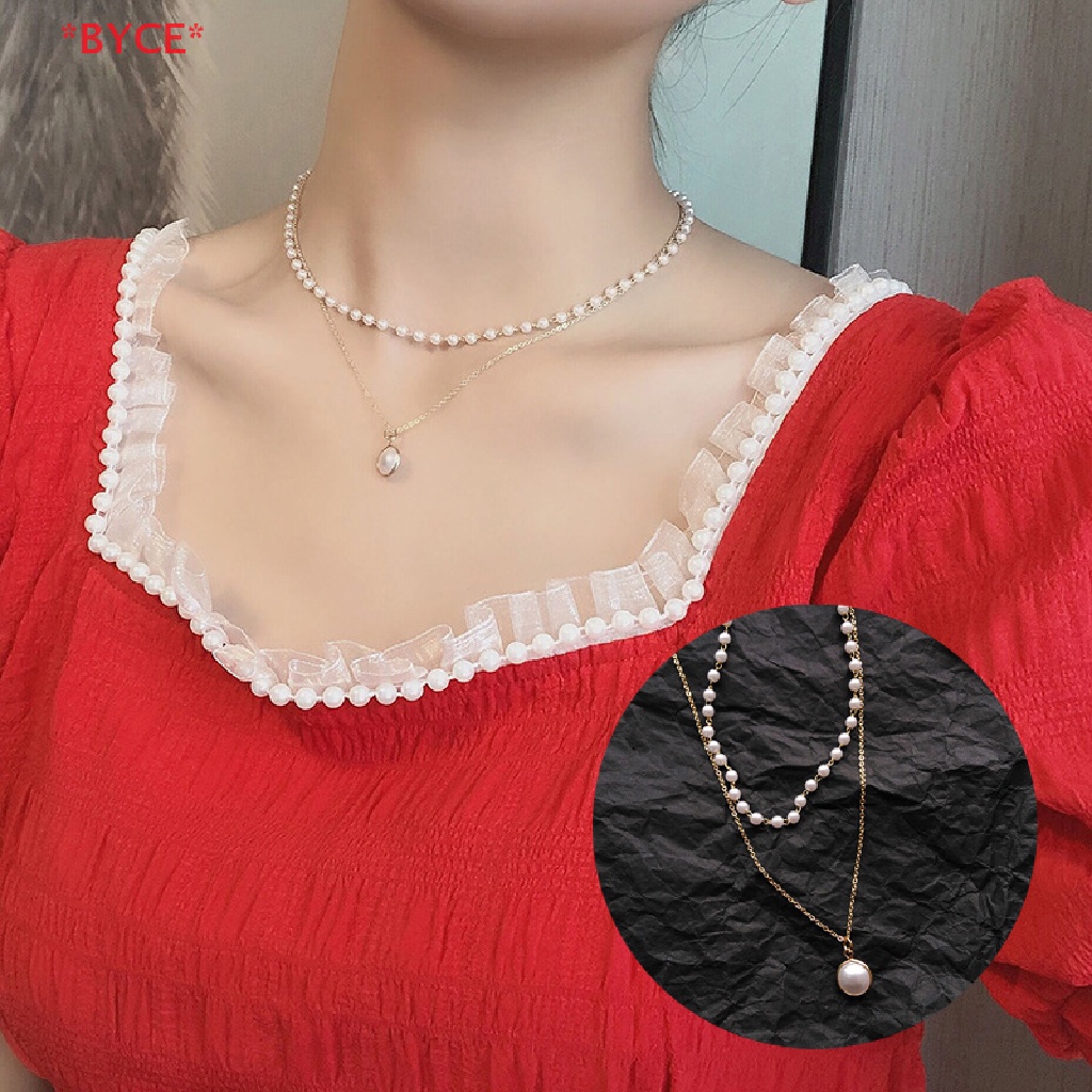 Byce> ใหม่ สร้อยคอโชคเกอร์ จี้ไข่มุก สองชั้น น่ารัก ของขวัญ สําหรับเด็กผู้หญิง” /></a></p>
<p><a href=