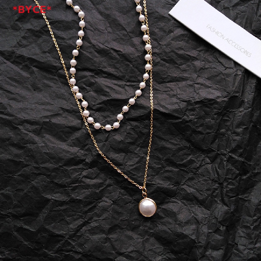 Byce> ใหม่ สร้อยคอโชคเกอร์ จี้ไข่มุก สองชั้น น่ารัก ของขวัญ สําหรับเด็กผู้หญิง” /></a></p>
<p><a href=