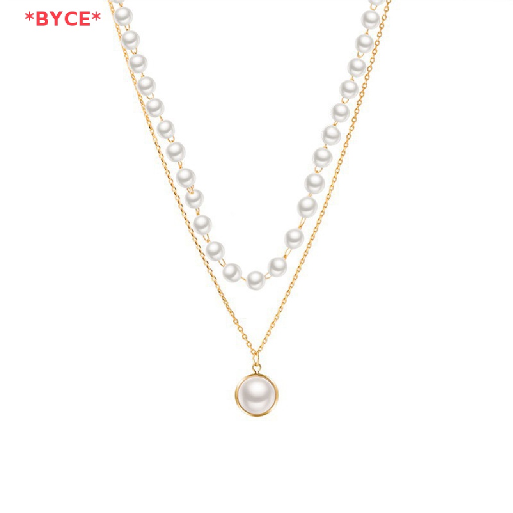 Byce> ใหม่ สร้อยคอโชคเกอร์ จี้ไข่มุก สองชั้น น่ารัก ของขวัญ สําหรับเด็กผู้หญิง” /></a></p>
<p><a href=