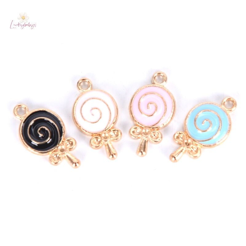Luckybabys> 10 ชิ้น / ล็อต เคลือบโลหะผสม อมยิ้ม ลูกอม Ch โลหะ จี้ DIY เครื่องประดับ ค้นพบ ใหม่” /></a></p>
<p><a href=