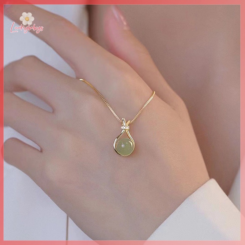 Luckybabys> เครื่องประดับ สร้อยคอโลหะ ชุบทอง 18K ไม่หมองคล้ํา แฟชั่นสําหรับผู้หญิง” /></a></p>
<p><a href=