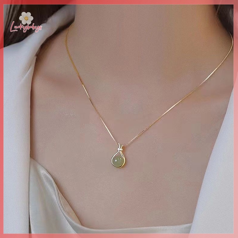 Luckybabys> เครื่องประดับ สร้อยคอโลหะ ชุบทอง 18K ไม่หมองคล้ํา แฟชั่นสําหรับผู้หญิง” /></a></p>
<p><a href=