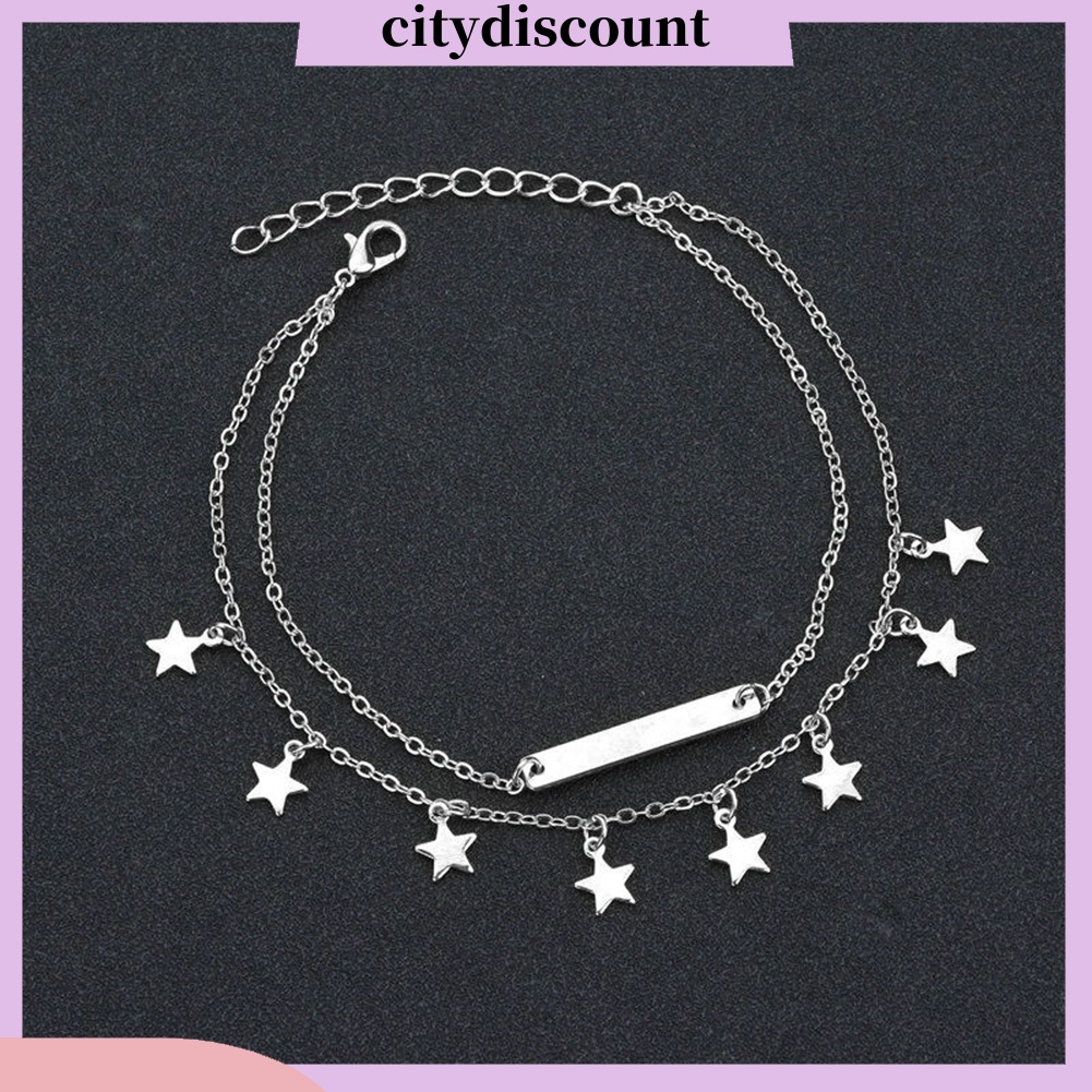 <citydiscount>  City✲ เครื่องประดับ  สร้อยข้อเท้าจี้ดาว สำหรับผู้หญิง” /></a></p>
<p><a href=