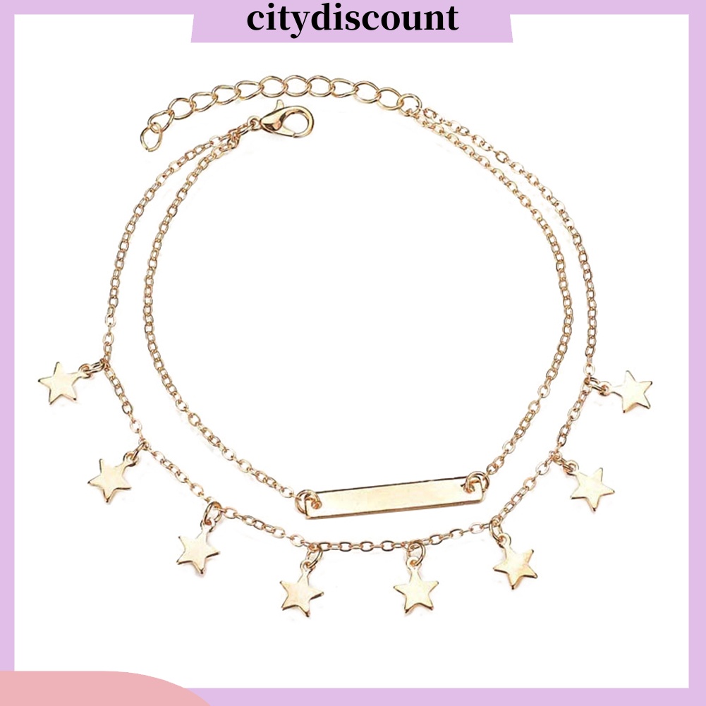 <citydiscount>  City✲ เครื่องประดับ  สร้อยข้อเท้าจี้ดาว สำหรับผู้หญิง” /></a></p>
<p><a href=