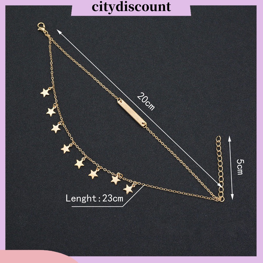 <citydiscount>  City✲ เครื่องประดับ  สร้อยข้อเท้าจี้ดาว สำหรับผู้หญิง” /></a></p>
<p><a href=