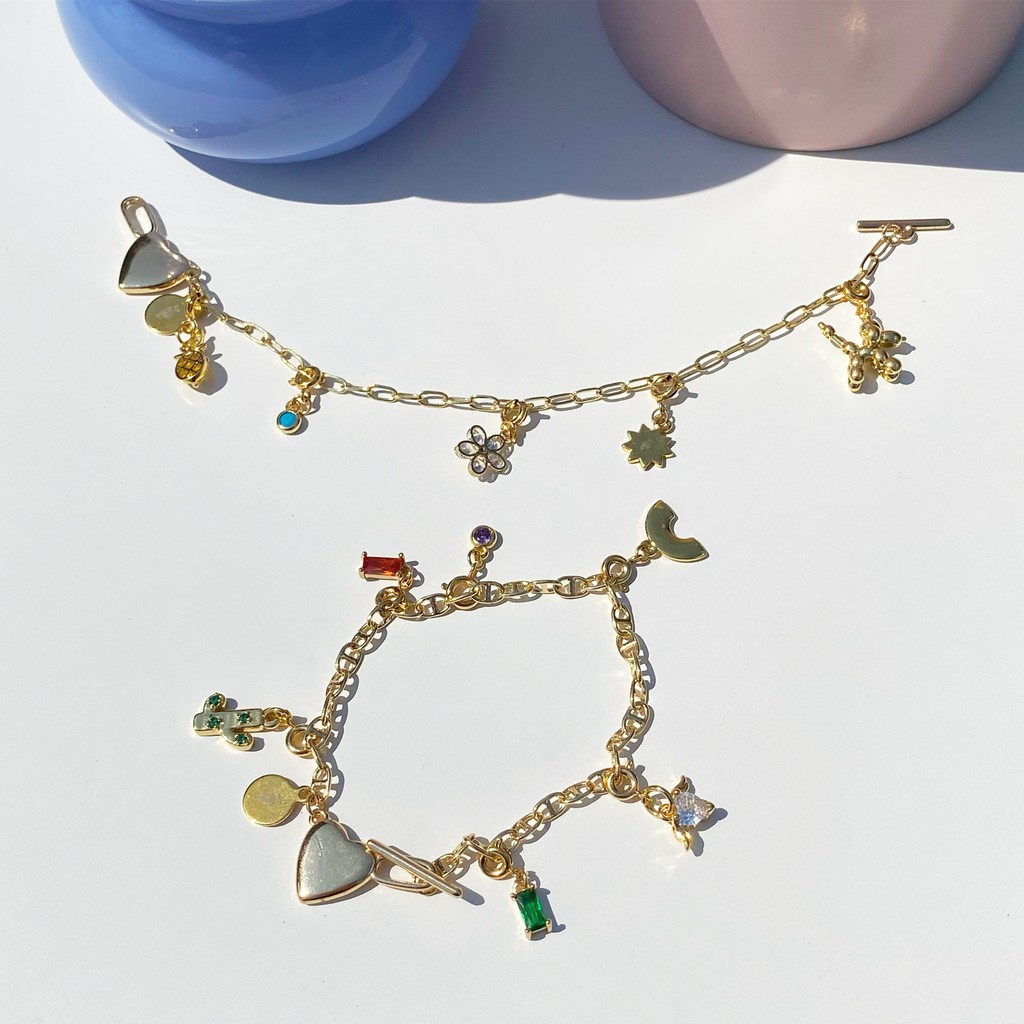 play.palette - Heart stick bracelet (only bracelet) แจ้งไซส์ข้อมือแบบวัดพอดี