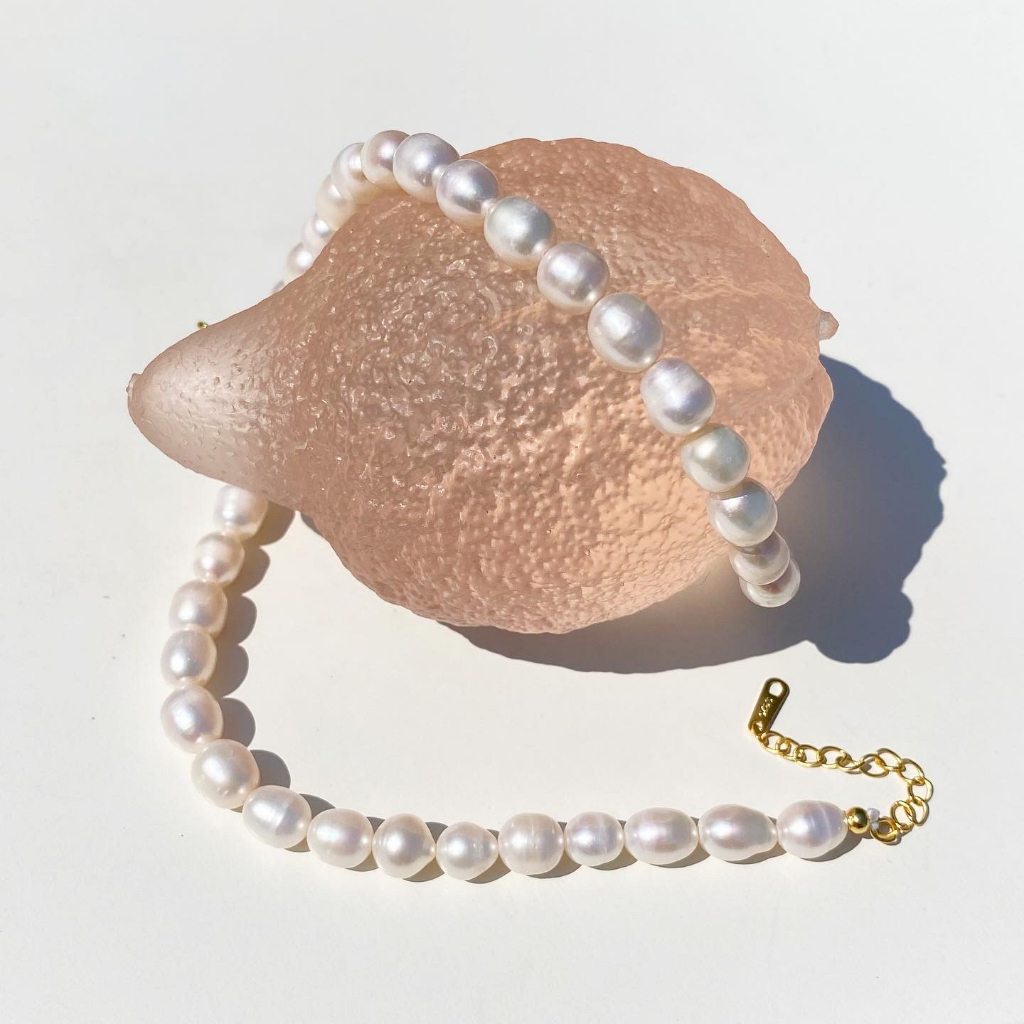 play.palette - S925 Chunky pearl necklace