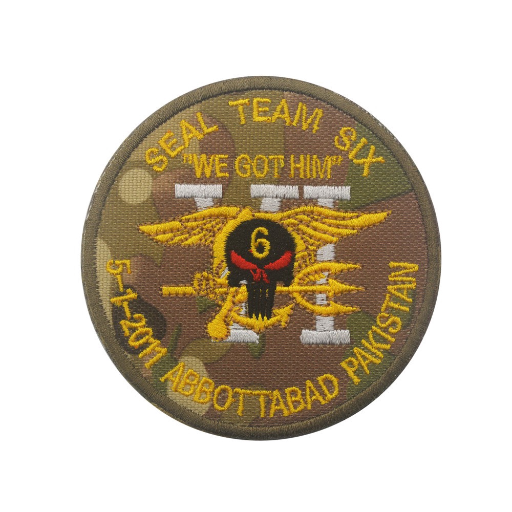 us navy seal team 6 six vi แผ่นผ้าเย็บปักลายสําหรับเย็บปักตกแต่งเสื้อผ้า