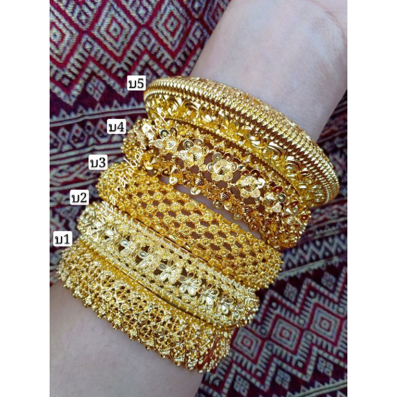 กำไลข้อมือ เครื่องประดับชุดไทย สินค้ามีพร้อมส่ง