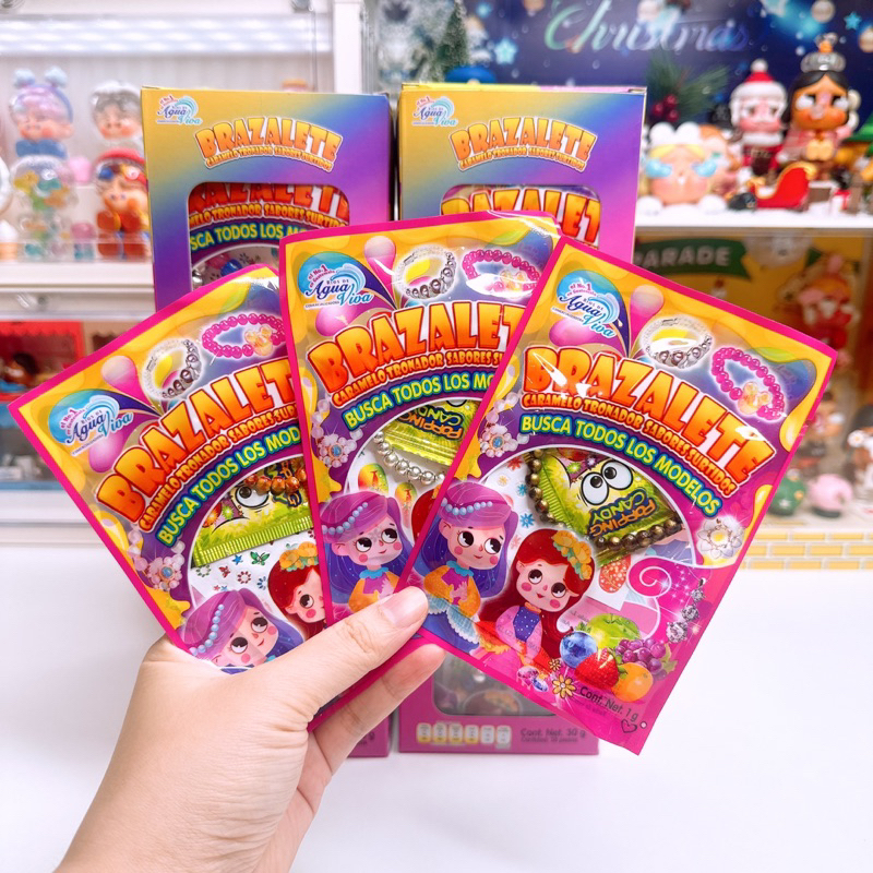 กำไลเเฟชั่น+ผงเป๊าะเเป๊ะ 1 กล่อง 30 ชิ้น