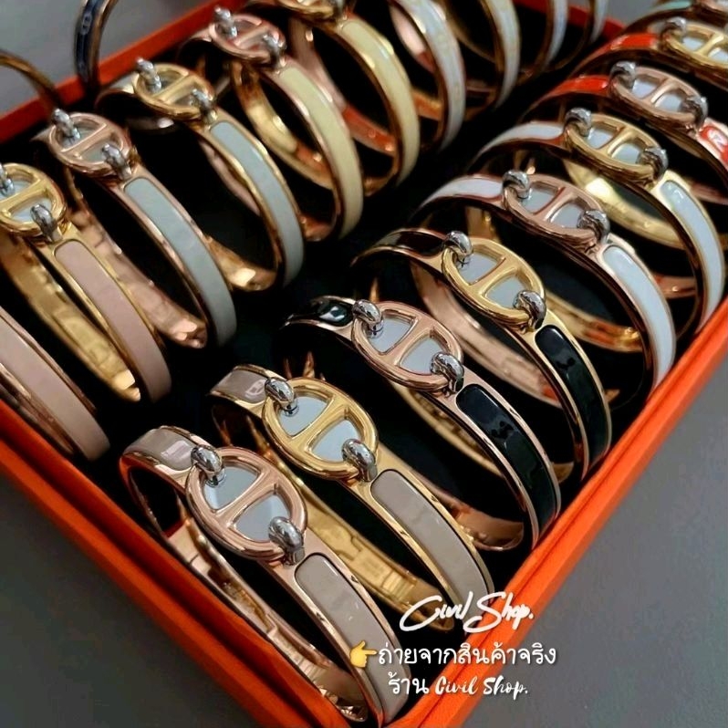 กำไลแอs์เมส Mini Clic H งานออริ1:1 กำไล แอร์ เมส กำไลH