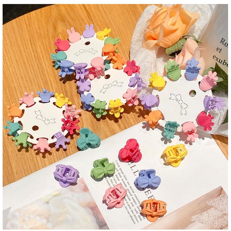 กิ๊บจิ๋ว แผง 10ตัว พร้อมส่ง 7ลาย