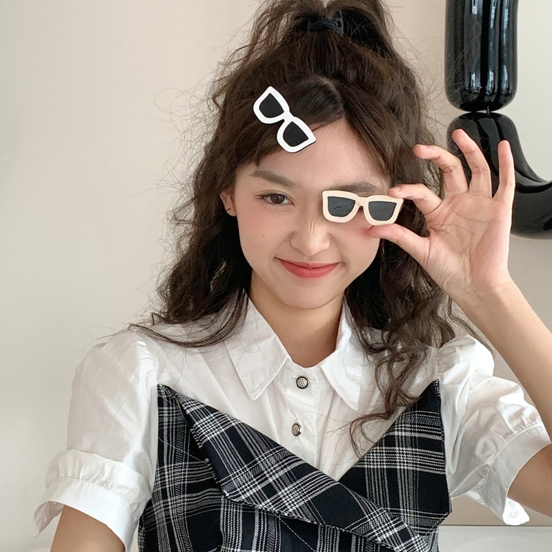 กิ๊บติดผม แว่นตากันแดด ตลก สําหรับผู้หญิง 1 ชิ้น