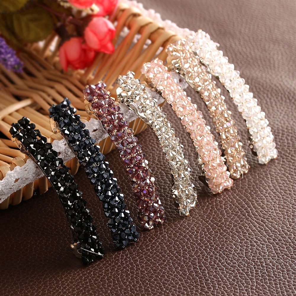 กิ๊บติดผมประดับเพชรคริสตัลสไตล์เกาหลี barrettes สําหรับผู้หญิง