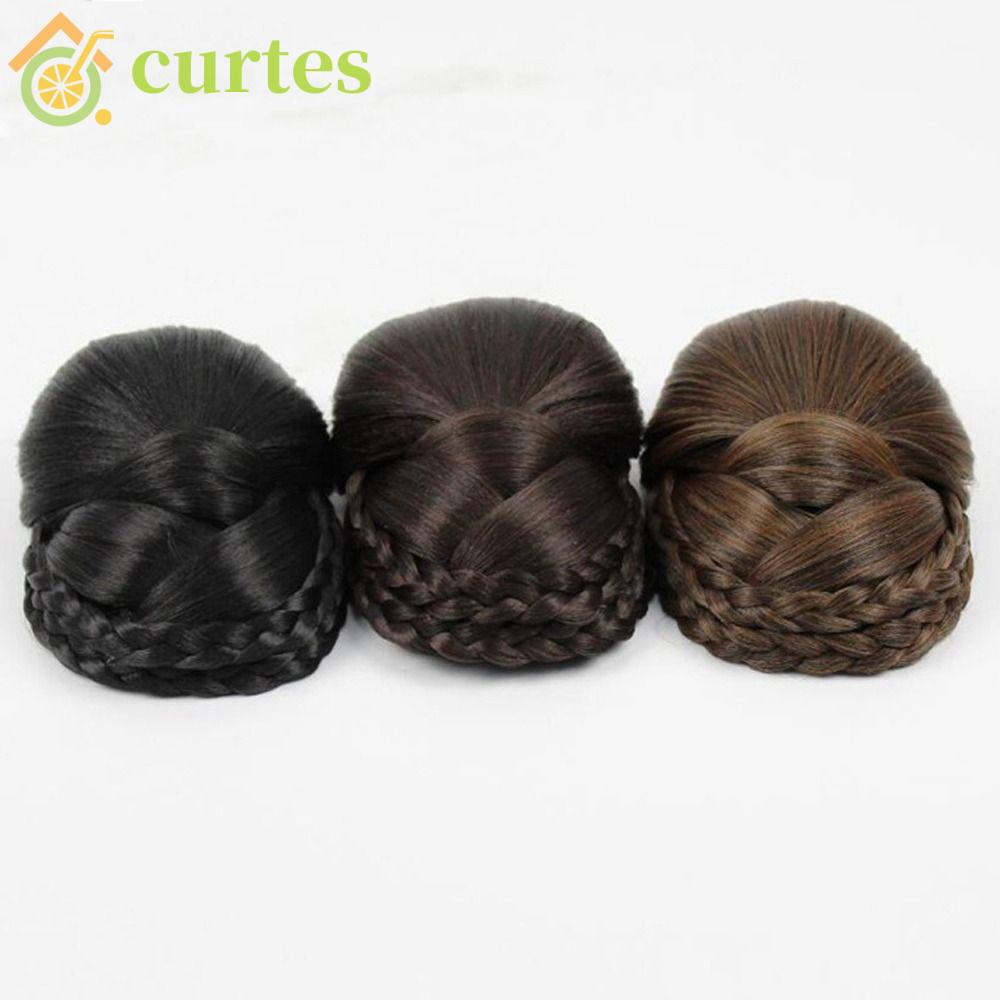 กิ๊บติดผมปลอม แบบซ่อนได้ สีดํา แบบเรียบง่าย เครื่องประดับ สําหรับผู้หญิง