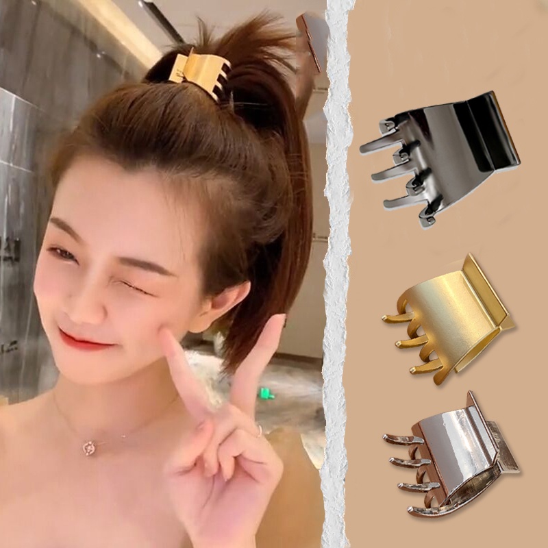 กิ๊บติดผมหางม้าสไตล์เกาหลีสําหรับผู้หญิง 3 สี