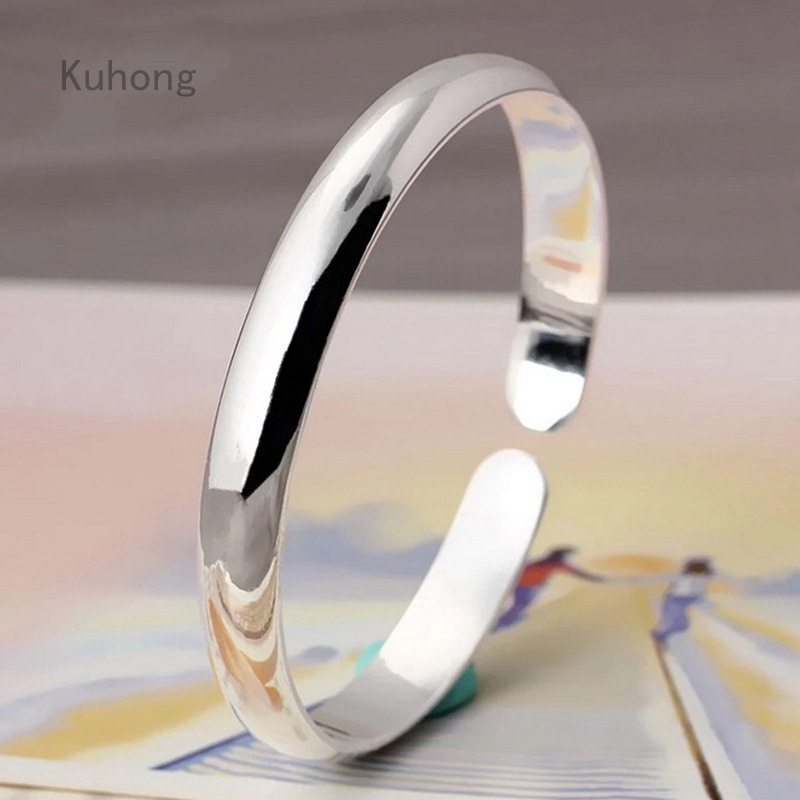 กําไลข้อมือแฟชั่น สีเงิน 925
