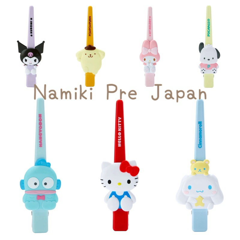 [ของแท้จากญี่ปุ่น ] กิ๊บยาวติดผม Sanrio Characters กิ๊บติดผมหน้าม้า