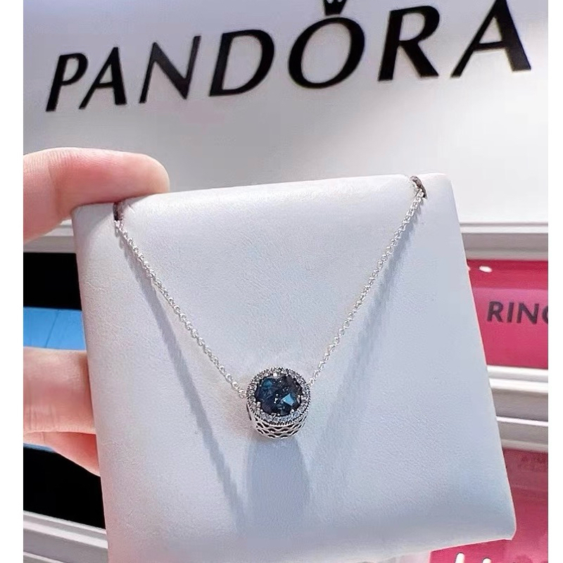 ของแท้พร้อมส่งจากไทย Pandora ของแท้ Pandora necklace Ocean star cat eye แพนโดร่า ของแท้ 100%