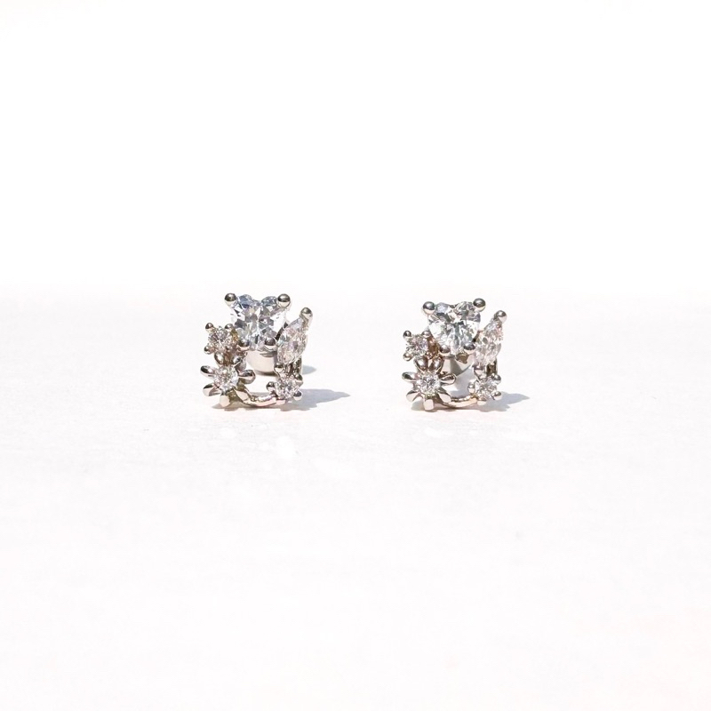 จิวต่างหูเกาหลี More Than Piercing: A097 Crystal Mixer