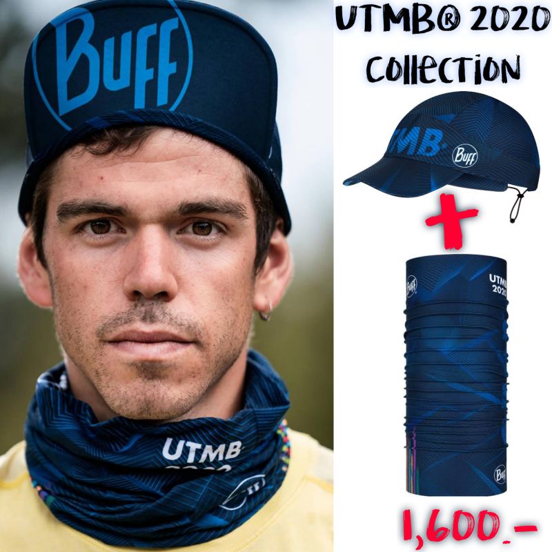 ชุดคอลเล็กชั่น UTMB®️2020 หมวก+ผ้าบัฟ