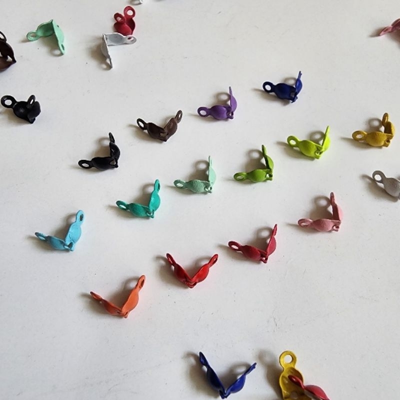 ตัวปิดปมสร้อย แบบสี เลือกสีได้ แพค10ชิ้น/สี