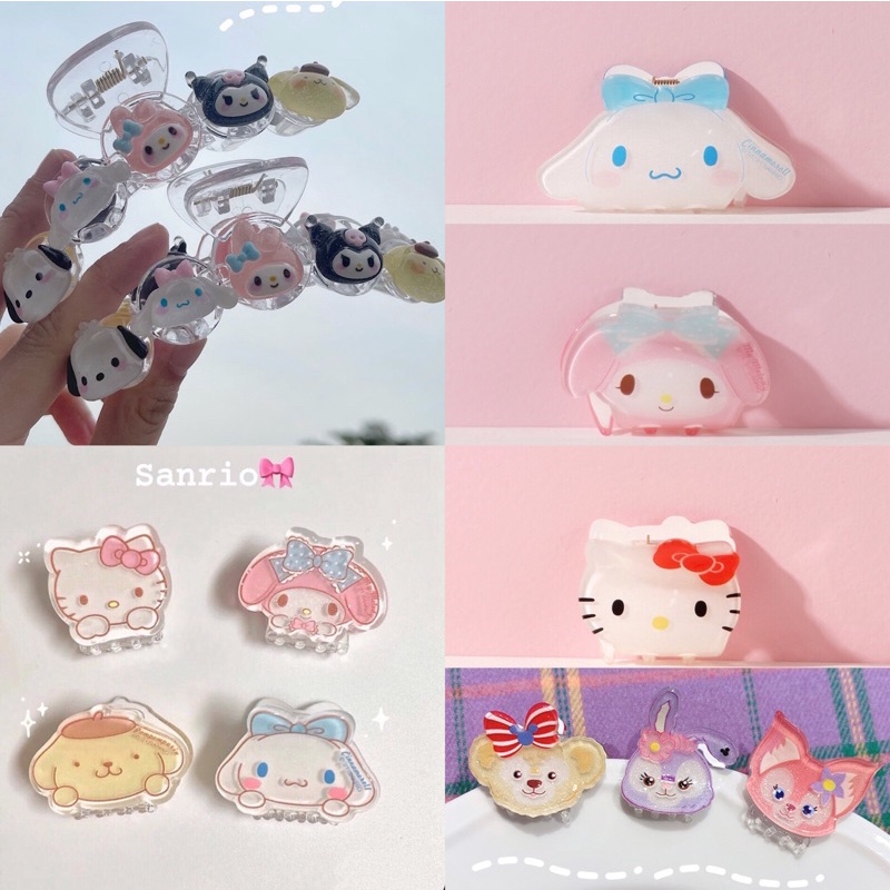ตัวหนีบผม sanrio,ตัวหนีบผมน่ารักๆ,ตัวหนีบผมจิ๋ว