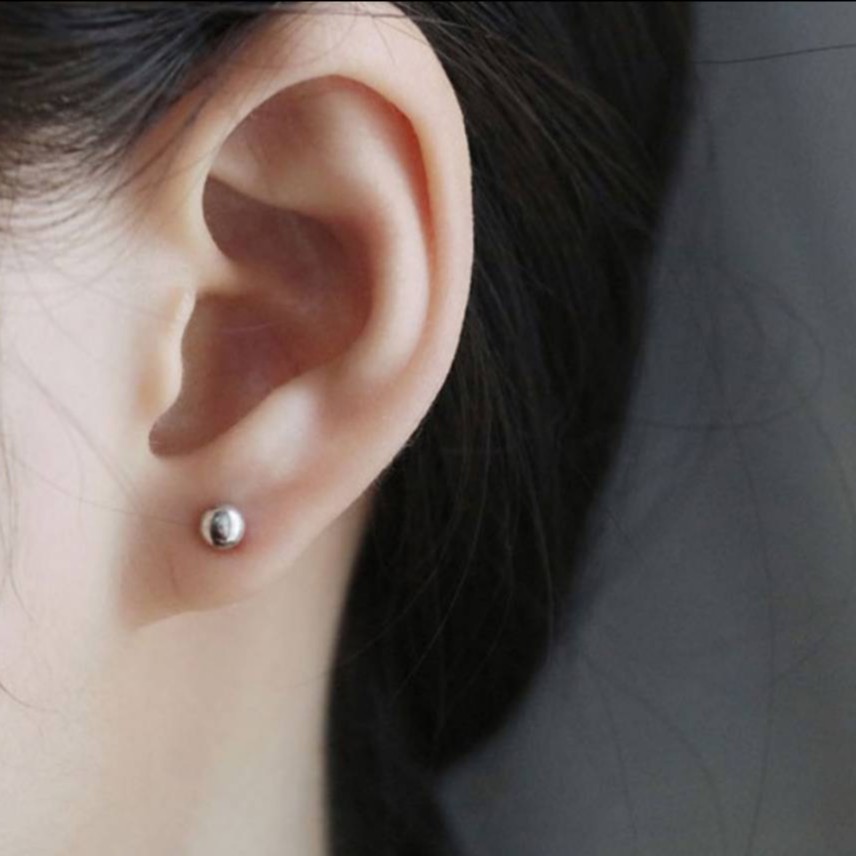 ต่างหูเงิน หมุดเงิน silver 925 (ราคา 1 คู่)